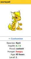 Neopets: xorsystâ€™s Neopet