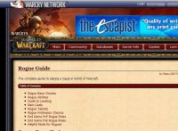 Rouge guides for World of Warcraft