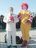 KFC and Mc Donalds Cosplay