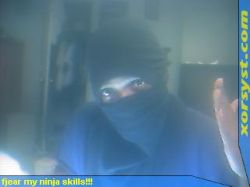 Louis as a Ninja