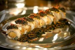 $1,000 dollar luxury sushi roll at Koi