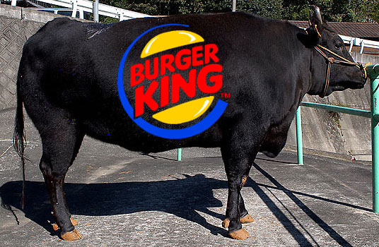 burger king king. England#39;s Burger King is using