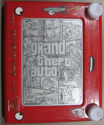 Etch A Sketch Grand Theft Auto 4 
