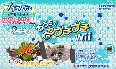 Pop Virtual Bubble Wrap on your Nintendo Wii