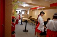 Miko-san Cafe in Akihabara