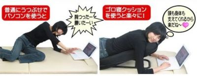 Thanko: Lazy Geek Cushion