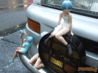 Rei Ayanami Car Akihabara