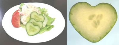 Grow heart shaped cucumbers