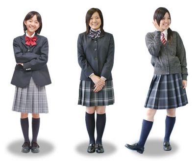 Japanese schoolgirl skirts are longer