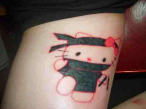 Source url:http://www.kittyhell.com/2007/11/28/hello-kitty-zombie-tattoo-ii/