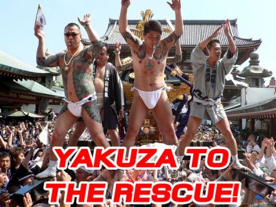 Fly mighty Yukuza. Rescue the bankrupt
