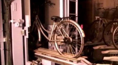 Bike storage in Edagawa