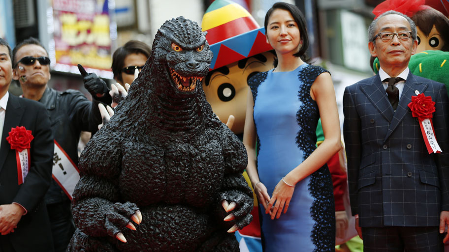 Japanese Godzilla Statue
