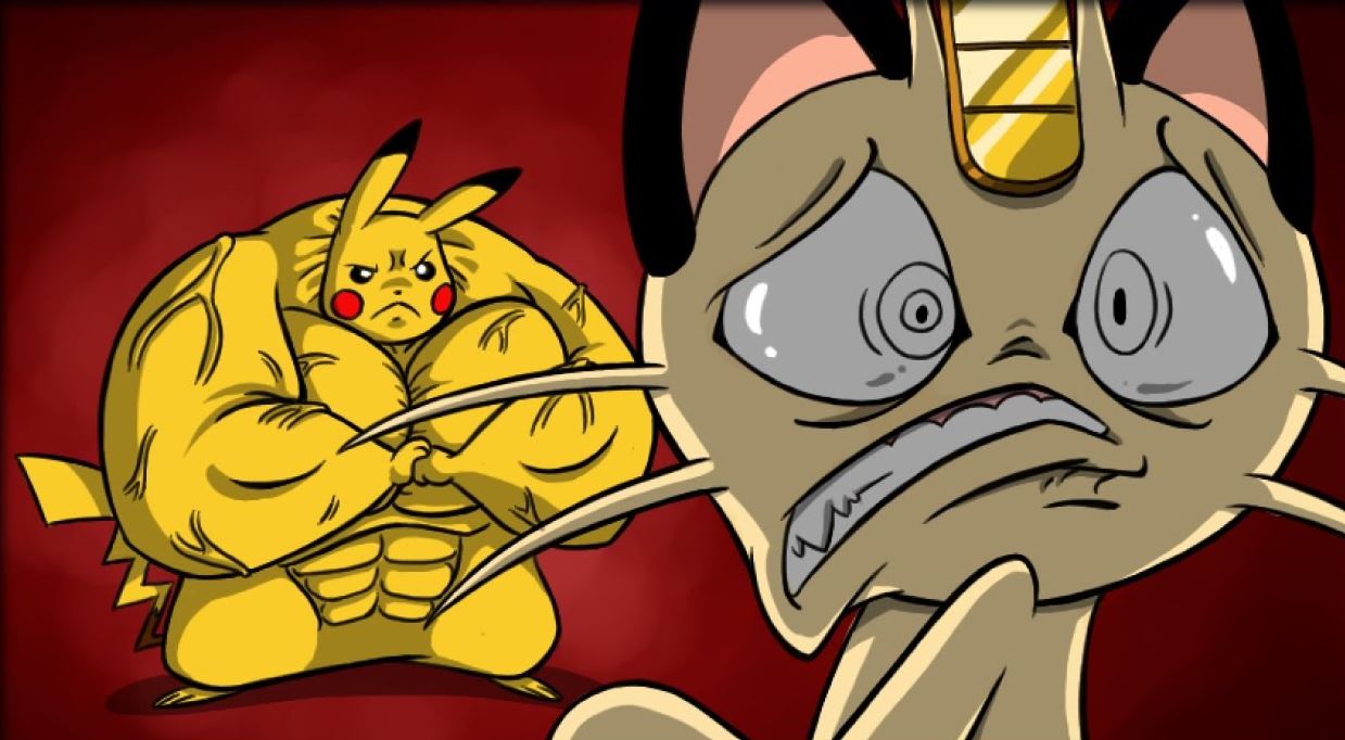 Pikachu's muscles